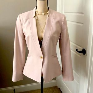 Express jacket.  Light pink - cleaning out my closet. Looks great with all black